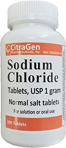 Sodium Chloride Tablets 1 g USP | 300 Tablets | CP Citragen Pharmaceuticals, Inc.