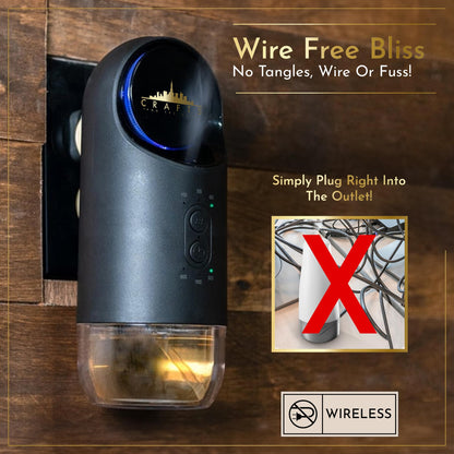 Crafts and the City Esscentialight Wireless Waterless Diffuser – Cordless Plug-In