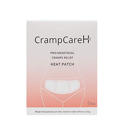 CrampCareH 5-Patch PMS Heat Patch with Wide Wings – FDA-Registered