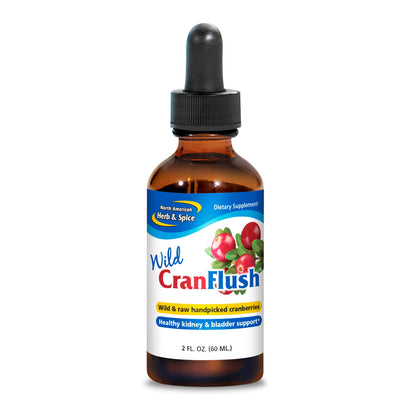North American Herb and Spice Cran Flush, 2 Fluid Ounce - Cranberry Blend