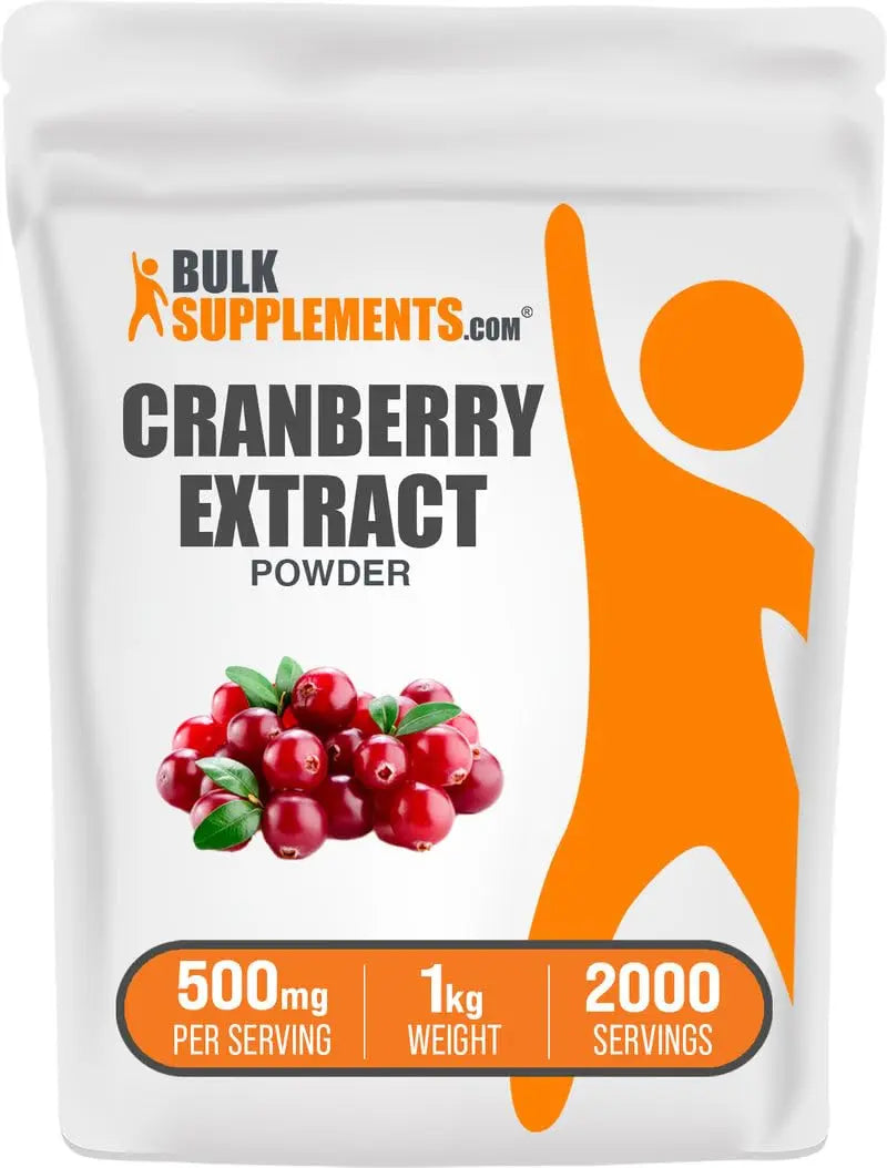 BulkSupplements Cranberry Extract Powder – 500mg/Serving, 1kg, Vegan & Gluten Free BritishVita | Premium UK Vitamins & Wellness Supplements