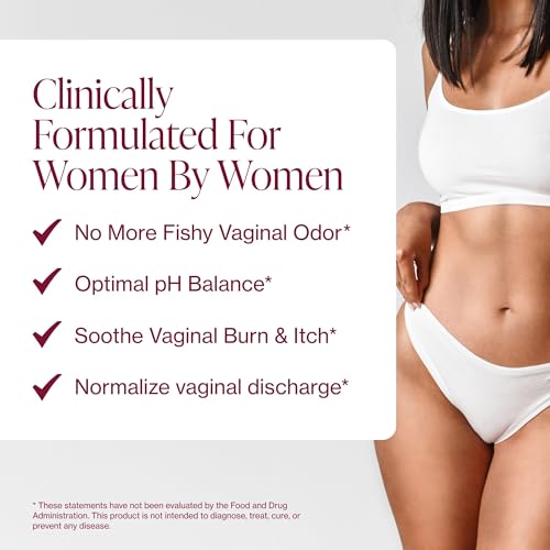 Pure Micronutrients pH Balance Vaginal Probiotics for Women - Odor & Itch Support - 60 Capsules