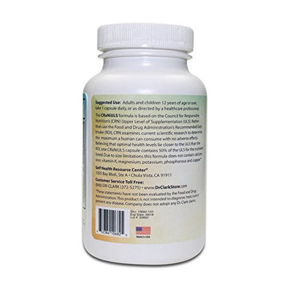 Dr Clark CRaNiULS Multi Vitamin & Mineral 520 mg Gelatin Capsules - 150 Count
