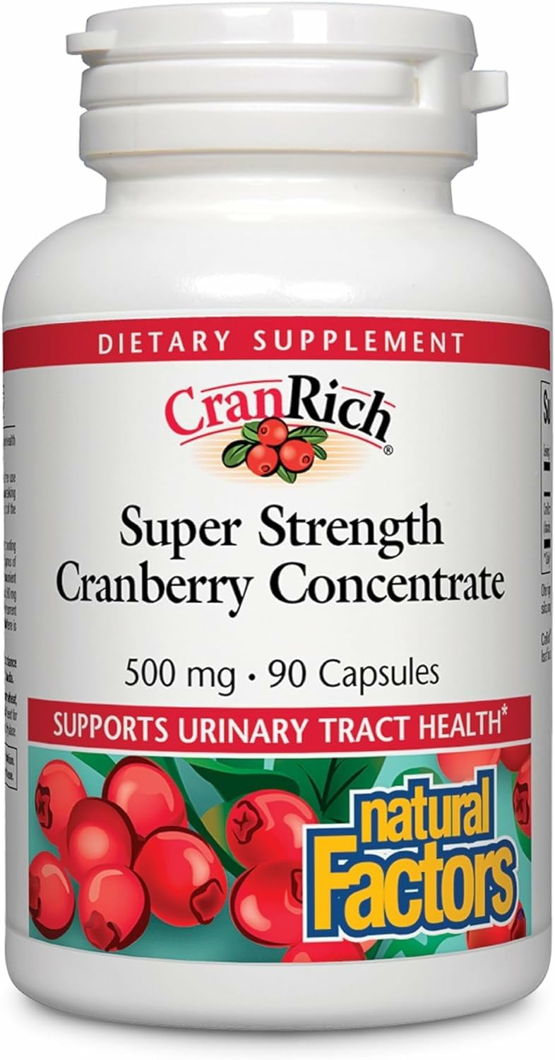 CranRich Cranberry Concentrate - Urinary Tract Support, 90 Caps | Natural Factors