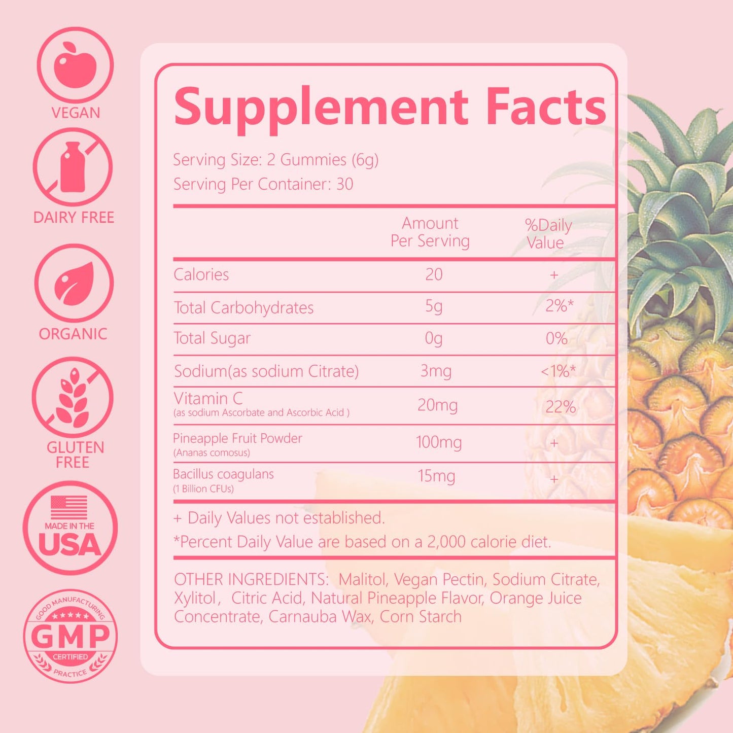 Crasye Premium Feminine Balance Gummies – PH Balance & Vaginal Health (60 Gummies, 30 Servings)
