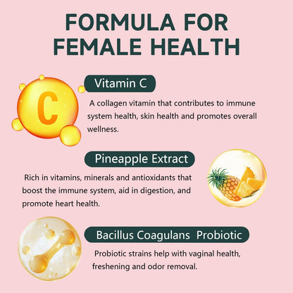 Crasye Premium Feminine Balance Gummies – PH Balance & Vaginal Health (60 Gummies, 30 Servings)