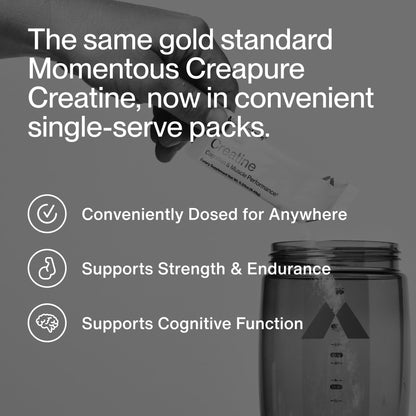 Momentous Creatine Monohydrate Powder – Creapure | NSF Certified for Sport