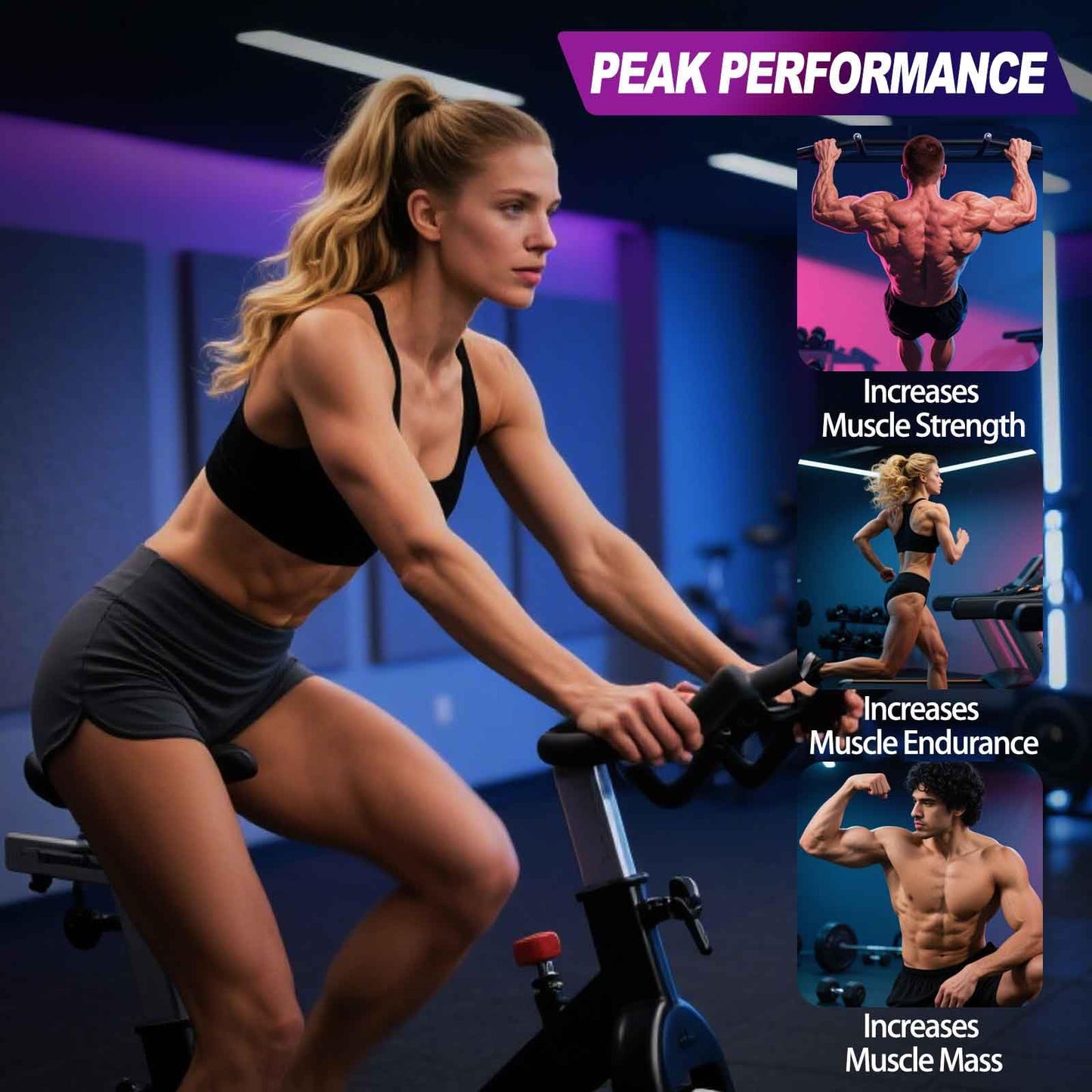 Swing Arm Creatine Monohydrate Gummies – 8000 mg/serving, 120 Vegan Sugar-Free (Raspberry & Blueberry)