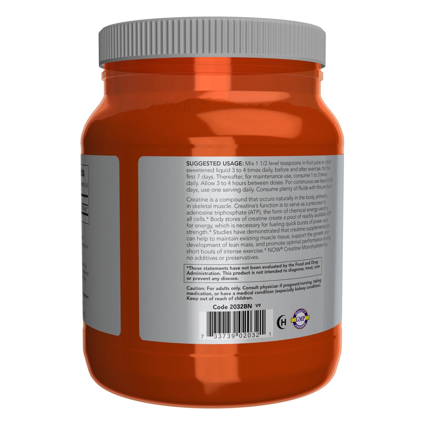 NOW Foods Creatine Monohydrate Powder – Mass Building & Energy Production, 2.2 lb
