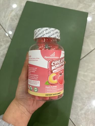 Creatine Monohydrate Gummies Complex – 90 Peach, Sugar Free