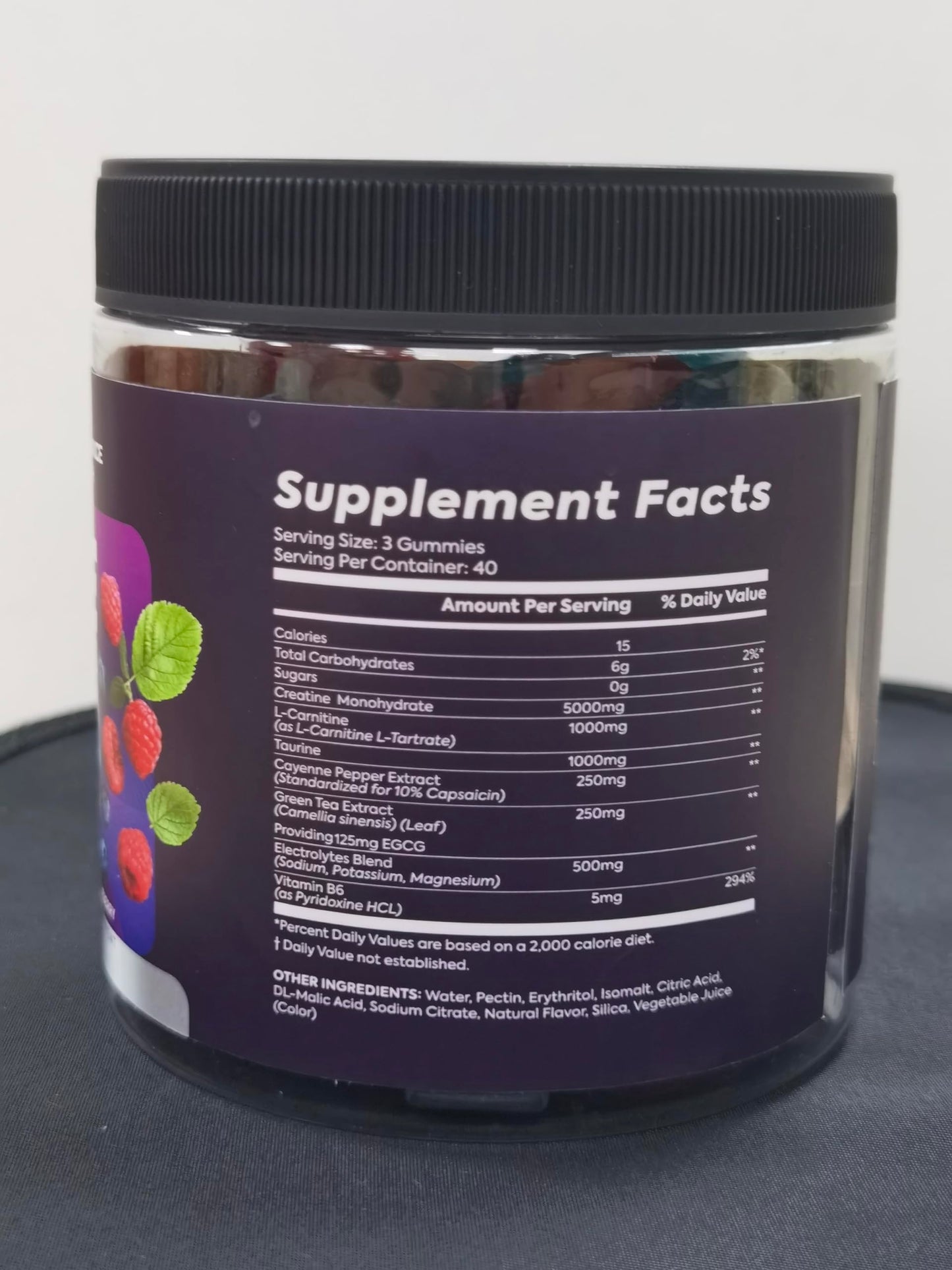 Creatine Monohydrate Gummies Complex 8000mg – 120ct | Men & Women, Pre-Workout