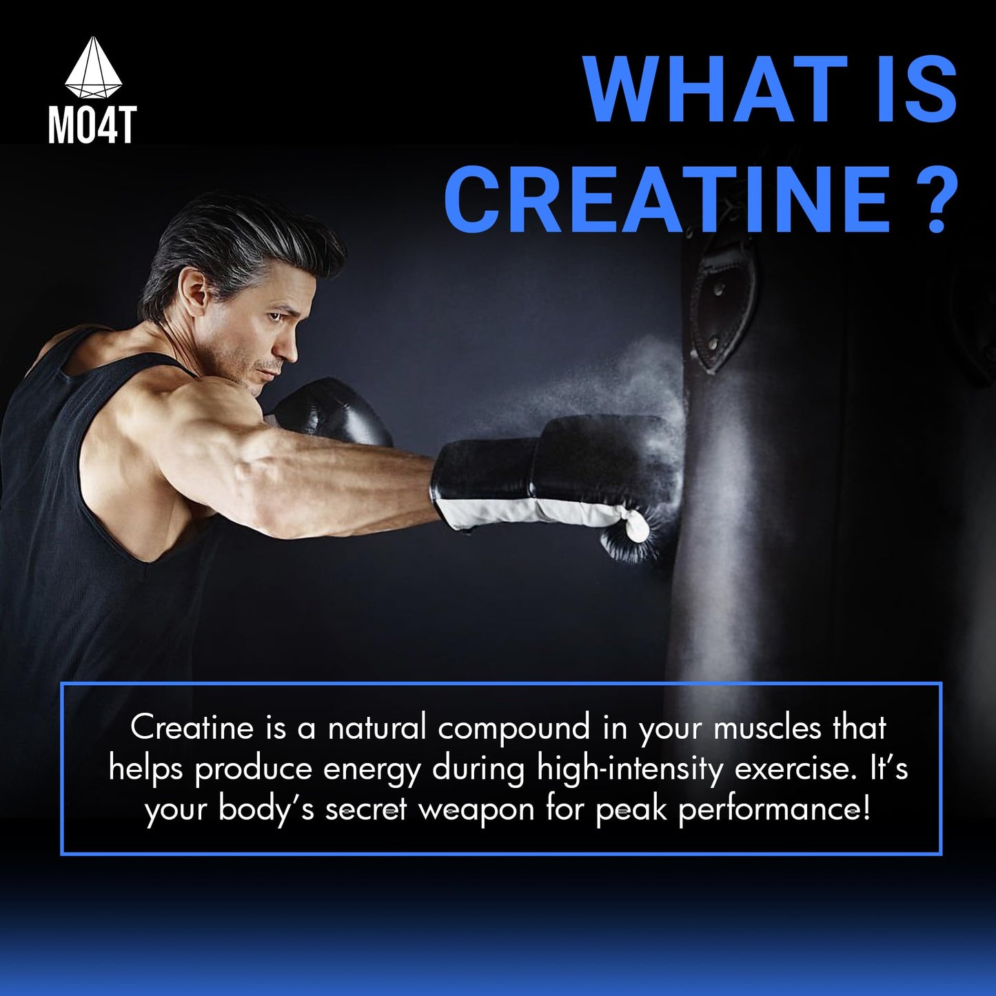 Creatine Monohydrate Gummies 5000 mg - Sugar Free Orange Flavor | Men & Women
