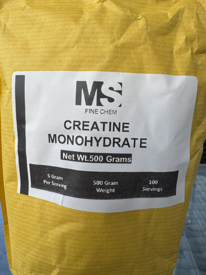 Instant Creatine Monohydrate Powder 500g – 5000mg/Serving, Micronized, Unflavored, Keto & Vegan