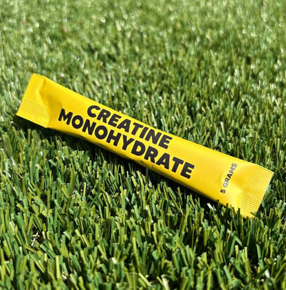 Creatine Monohydrate Stick Packets – 5g Serving, 30 Servings, Unflavored | Travel Creatine Sticks
