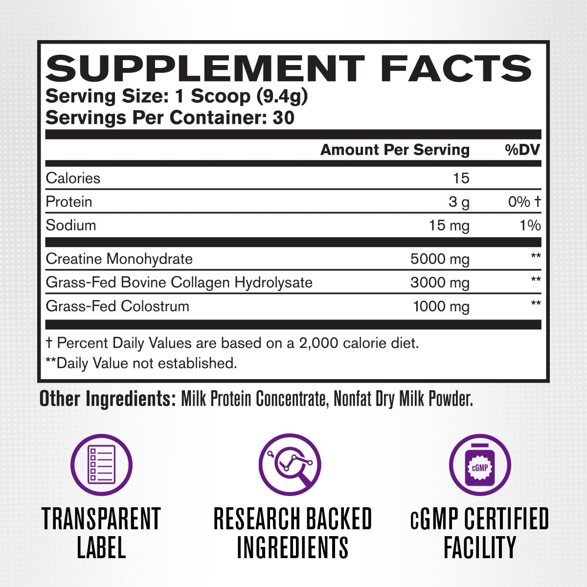 Jacked Factory Creatine for Women – Creatine Monohydrate + Collagen