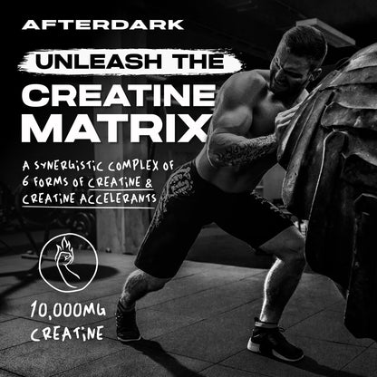 AfterDark Creation Creatine Monohydrate – 10000mg Matrix, Snow Cone