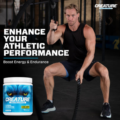 CREATURE Creatine Complex: 5 Creatine Types, Unflavored 300g Pack of 2