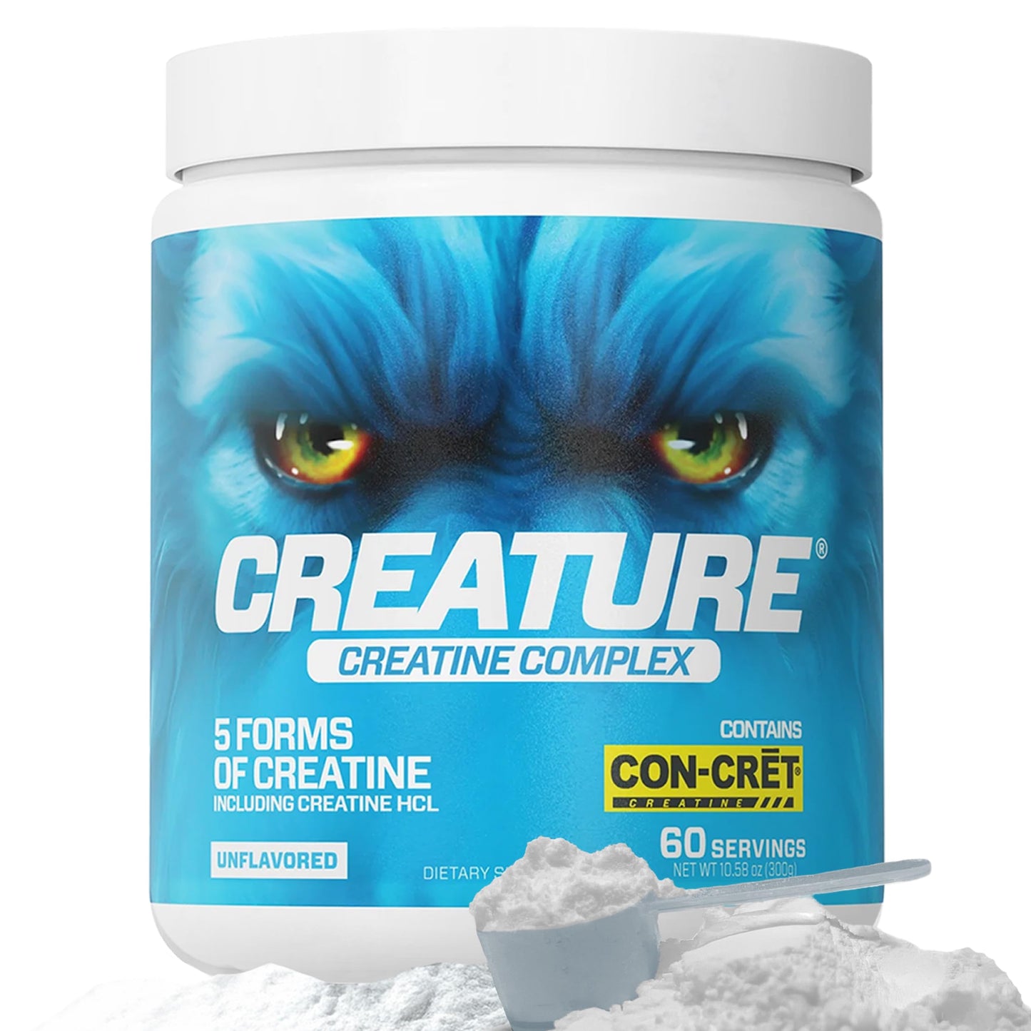 CREATURE® Creatine Complex – 5-Form Creatine Powder, 300g, Unflavored