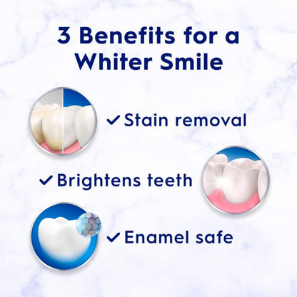 Crest 3D White Advanced Whitening Toothpaste — Radiant Mint, 3.3 oz Pack of 3