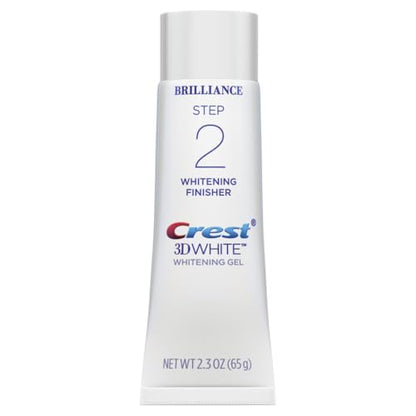 Crest 3D White Brilliance 2 Step Kit – Deep Cleansing Toothpaste (4oz) + Whitening Gel (2.3oz)