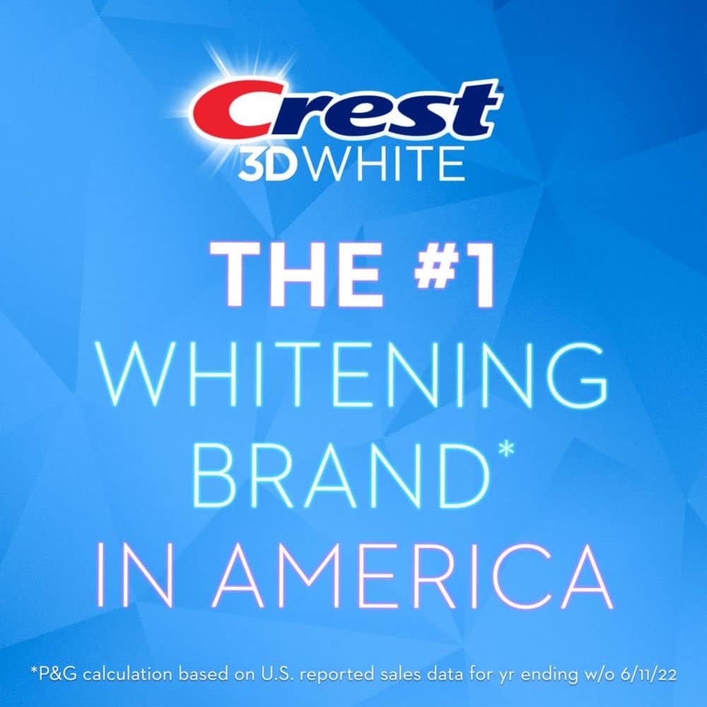 Crest 3D White Whitening Therapy Charcoal Deep Clean Toothpaste – Mint, 3.5 oz, Pack of 3