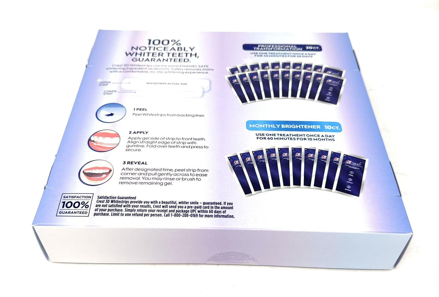 Crest 3D Whitestrips 40+20 Strips | Professional Effects at Home