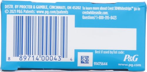 Crest 3D Whitestrips Sensitive Teeth – 28 Strips (14-Count Pack) for Teeth Whitening