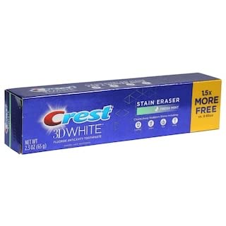 Crest 3DWHITE Stain Eraser Mint Splash Toothpaste