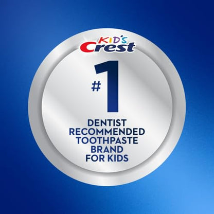 Crest Advanced Kid's Fluoride Toothpaste – Bubblegum Flavor, 4.2 oz, 3 Count, Color-Changing