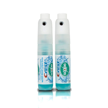 Crest Breath Mist with Scope – Long-Lasting Peppermint, 2 x 7 mL