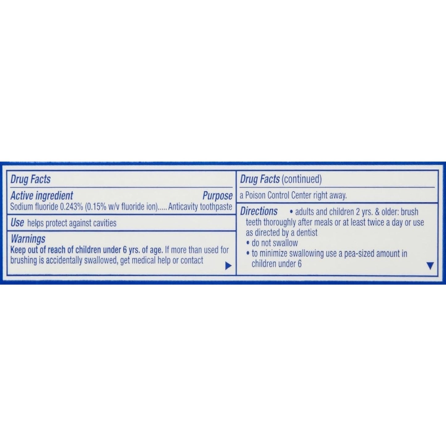 Crest Cavity Protection Toothpaste - 0.85 oz - 2 pk