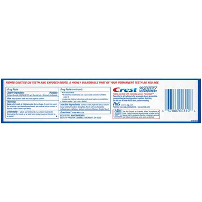 Crest Cavity Protection Regular Toothpaste 8.2 oz (232 g) – Pack of 2