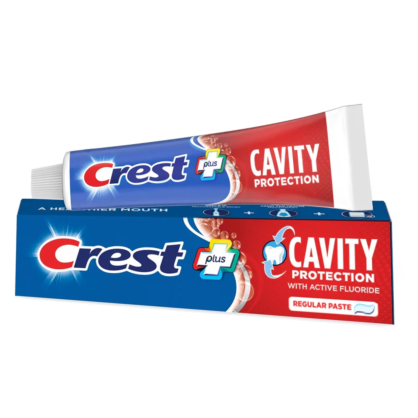Crest Cavity Protection Toothpaste, Regular 8.2 oz (Pack of 2)