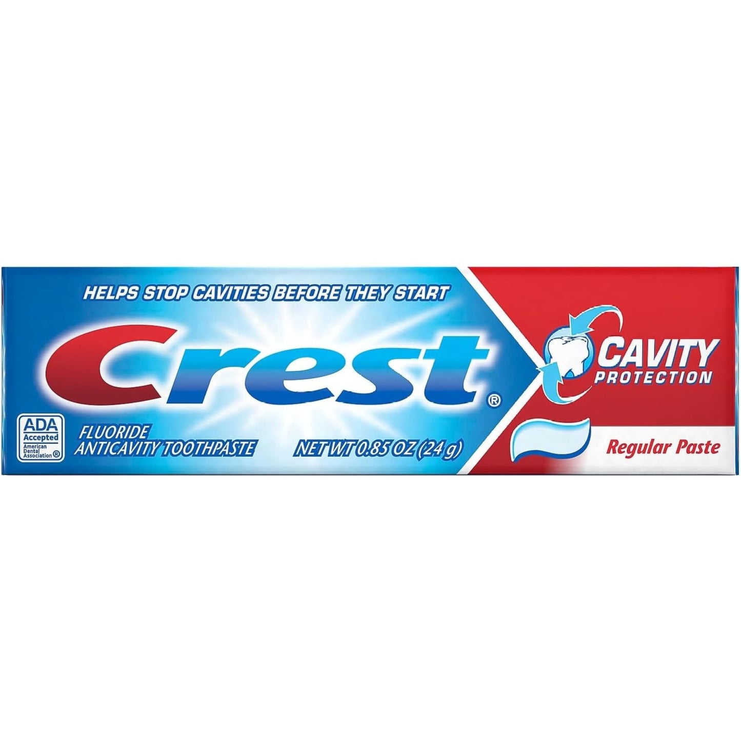 Crest Cavity Protection Toothpaste – Travel Size 0.85 oz (24 g) Pack of 12