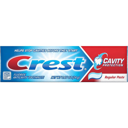Crest Cavity Protection Toothpaste – Travel Size 0.85 oz (24 g) Pack of 12