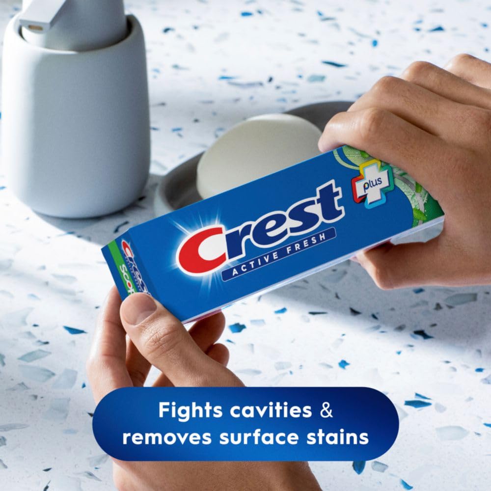 Crest Whitening Plus Scope: Complete Active Fresh + Whitening Toothpaste 5.5oz (4-pack)