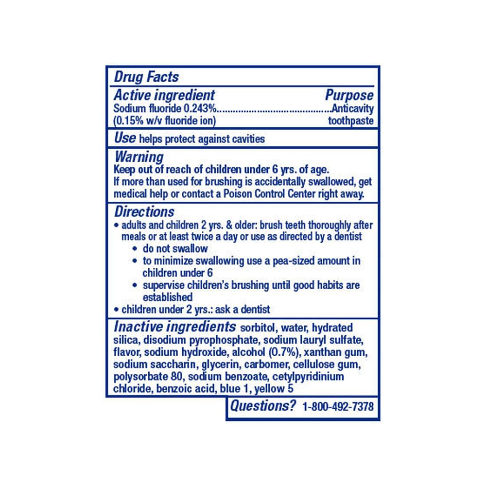 Crest Complete Multi-Benefit With Extra Advantage Whitening Plus Scope Toothpaste - Fresh Mint Striped 8.2oz (Pack of 3)