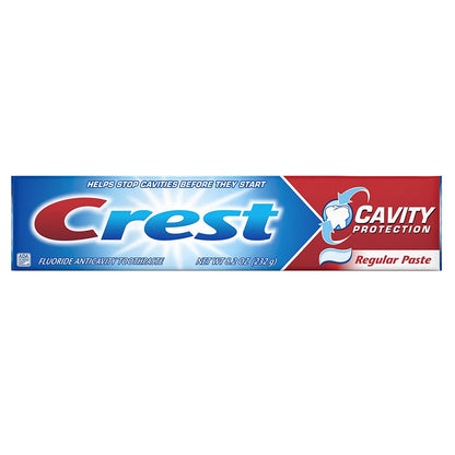 Crest Fluoride Anticavity Toothpaste - Regular Paste, 8.2 oz, Pack of 5
