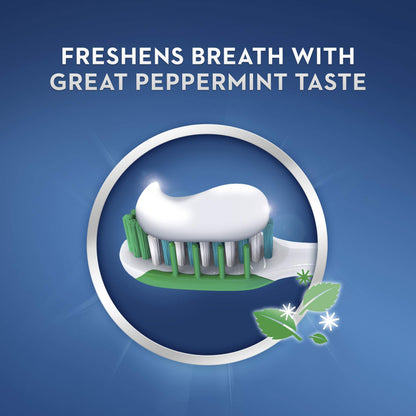Crest Fresh & White Toothpaste | Peppermint Gleem Paste 2.4 oz