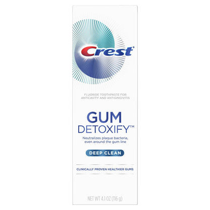 Crest Gum Detoxify Deep Clean Toothpaste 4.1 oz