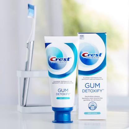 Crest Gum Detoxify Deep Clean Toothpaste 4.1 oz (Pack of 3)