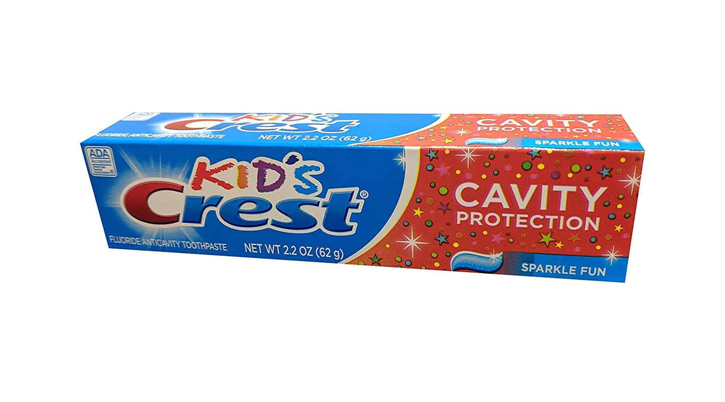 Crest Kids Crest Toothpaste - Cavity Protection, 6.6 oz (3 Pack) - ADA Approved & Gentle on Enamel
