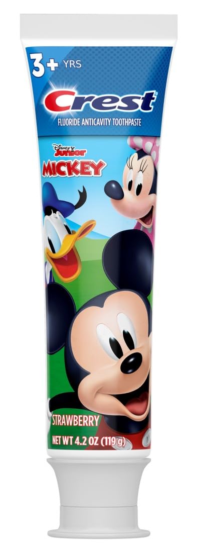 Crest Kids Toothpaste Mickey Strawberry 4.2 oz (124 ml) 2 Pack