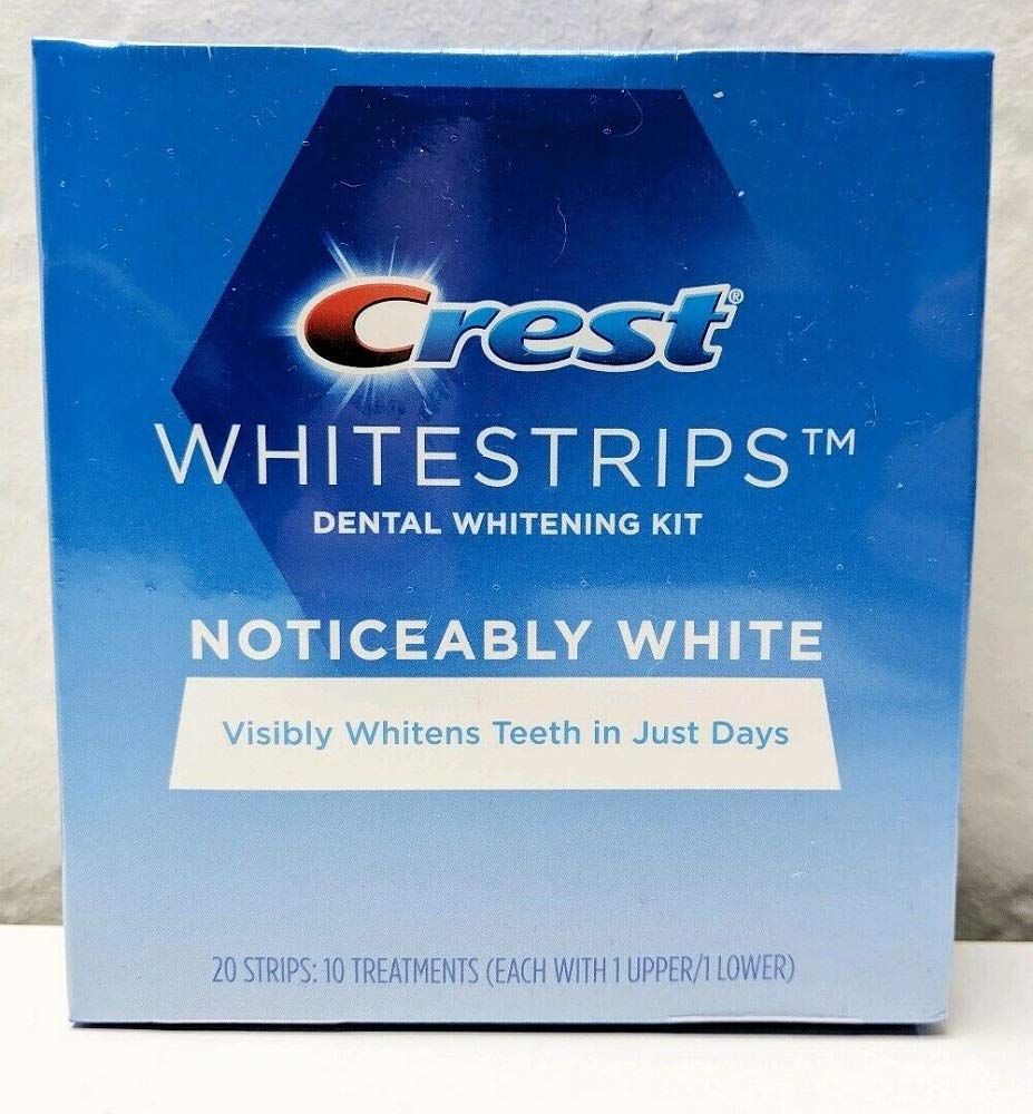 Crest Noticeably White Whitestrips – 20 Strips, 10 Treatments