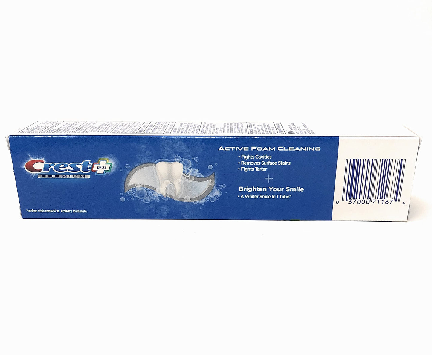 Crest Premium Plus Advanced Whitening Toothpaste with Fluoride – Clean Mint, 5.2 oz (Pack of 2)