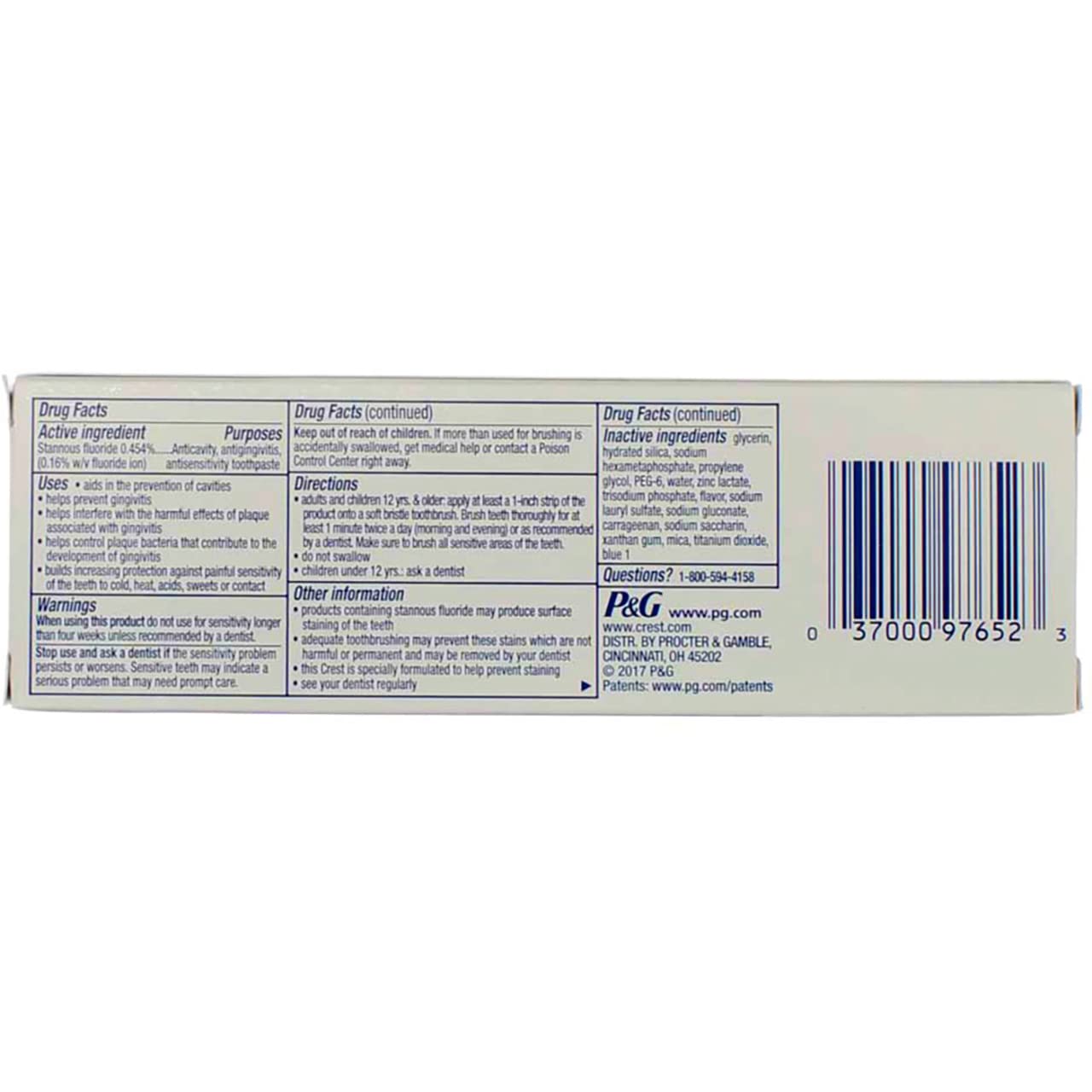 Crest Pro-Health Advanced Whitening Power Toothpaste - 3.5 oz