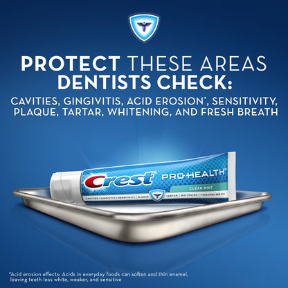 Crest Pro-Health Clean Mint Toothpaste 4.6 oz (Pack of 3)
