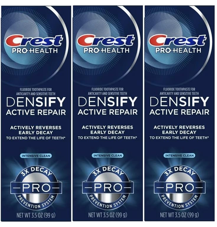 Crest Pro-Health Densify Toothpaste – Intensive Clean, 3.5 oz (Pack of 3)