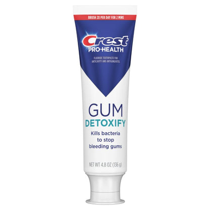 Crest Pro-Health Gum Detoxify Deep Clean Toothpaste 4.8 oz | Gum & Enamel Protection
