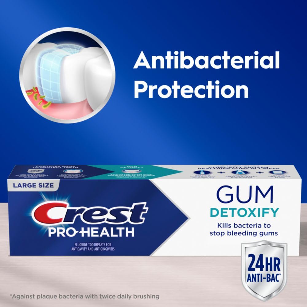 Crest Pro-Health Gum Detoxify Deep Clean Toothpaste 4.8 oz | Gum & Enamel Protection